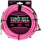 Cablu chitara împletit Ernie Ball  Pink 7,62 m
