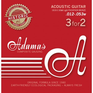 Corzi chitara acustica Adamas Historic Ph Br .012-.053w
