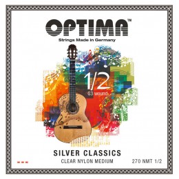 Corzi chitara clasica copii Optima Silver Classics 1/2