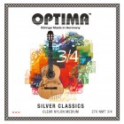 Corzi chitara clasica copii Optima Silver Classics 3/4