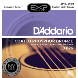 Corzi chitara acustica D’Addario EXP26 Phosphor Bronze