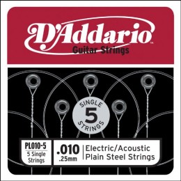 Corzi individuale chitara acustica/electrica D'Addario PL009-5