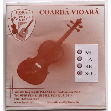 Coarda vioara IV (Sol) Cr-Ni Hora Reghin