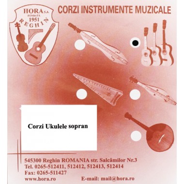 Corzi ukulele sopran Hora Reghin