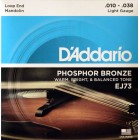 Corzi mandolina D'Addario EJ73 Phosphor Bronze